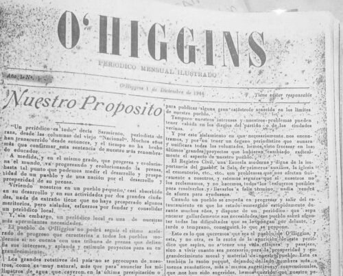 El periódico O´Higgins